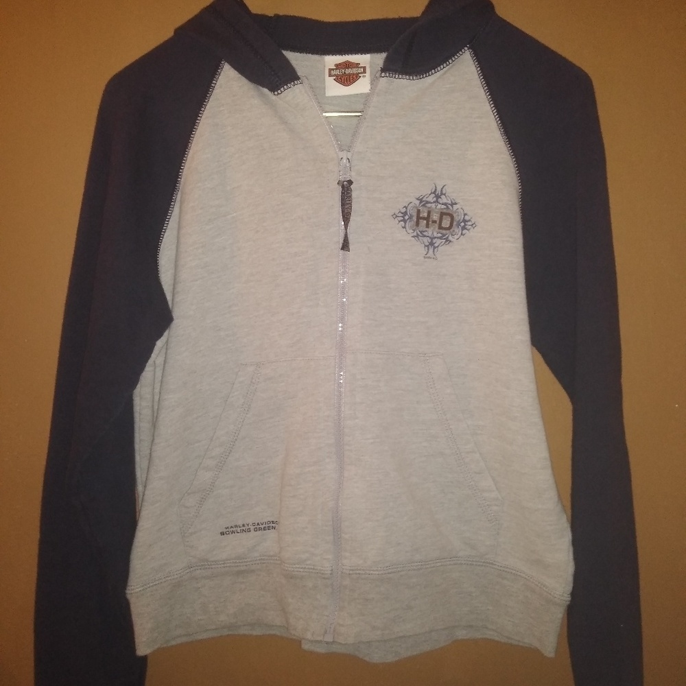 Harley Davidson zip-up hoodie jacket